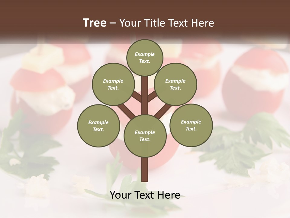 Buffet Cocktail Fresh PowerPoint Template