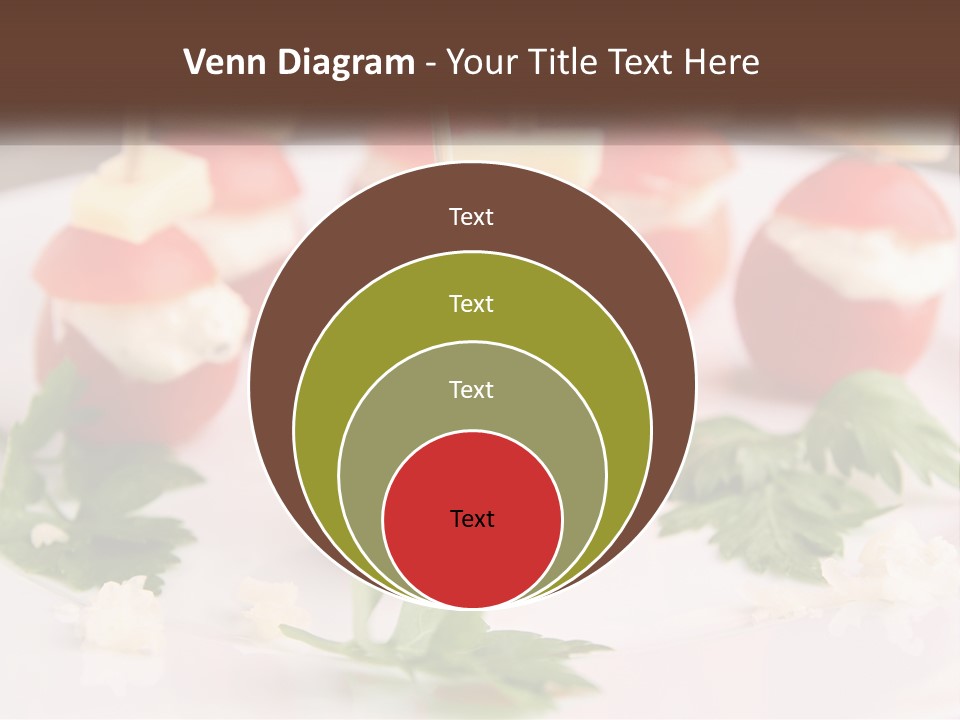 Buffet Cocktail Fresh PowerPoint Template