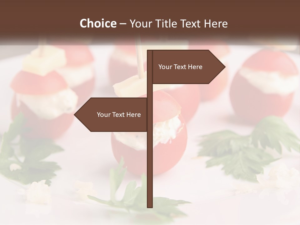 Buffet Cocktail Fresh PowerPoint Template