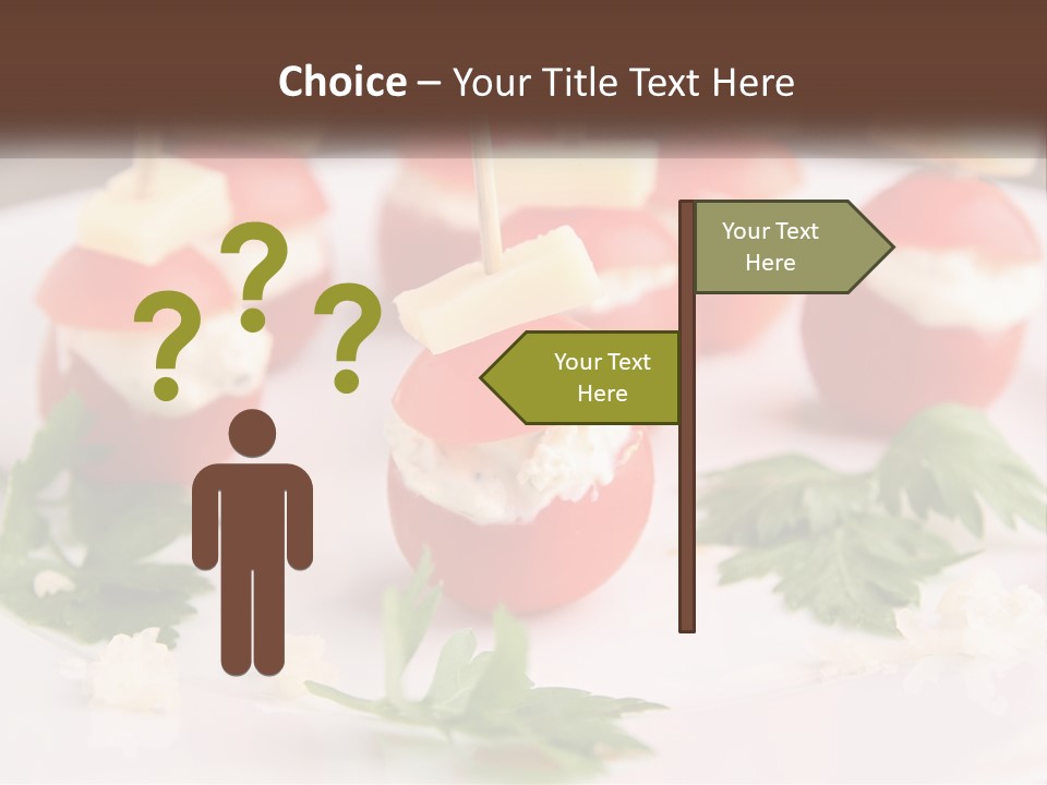 Buffet Cocktail Fresh PowerPoint Template