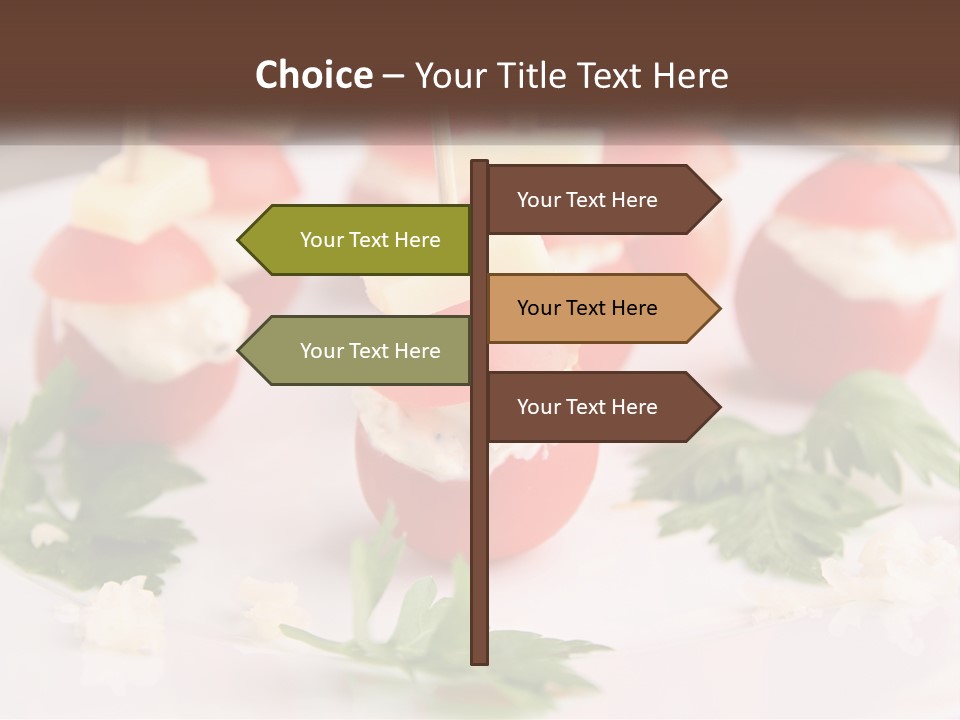 Buffet Cocktail Fresh PowerPoint Template