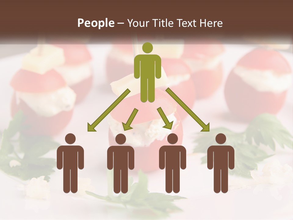 Buffet Cocktail Fresh PowerPoint Template