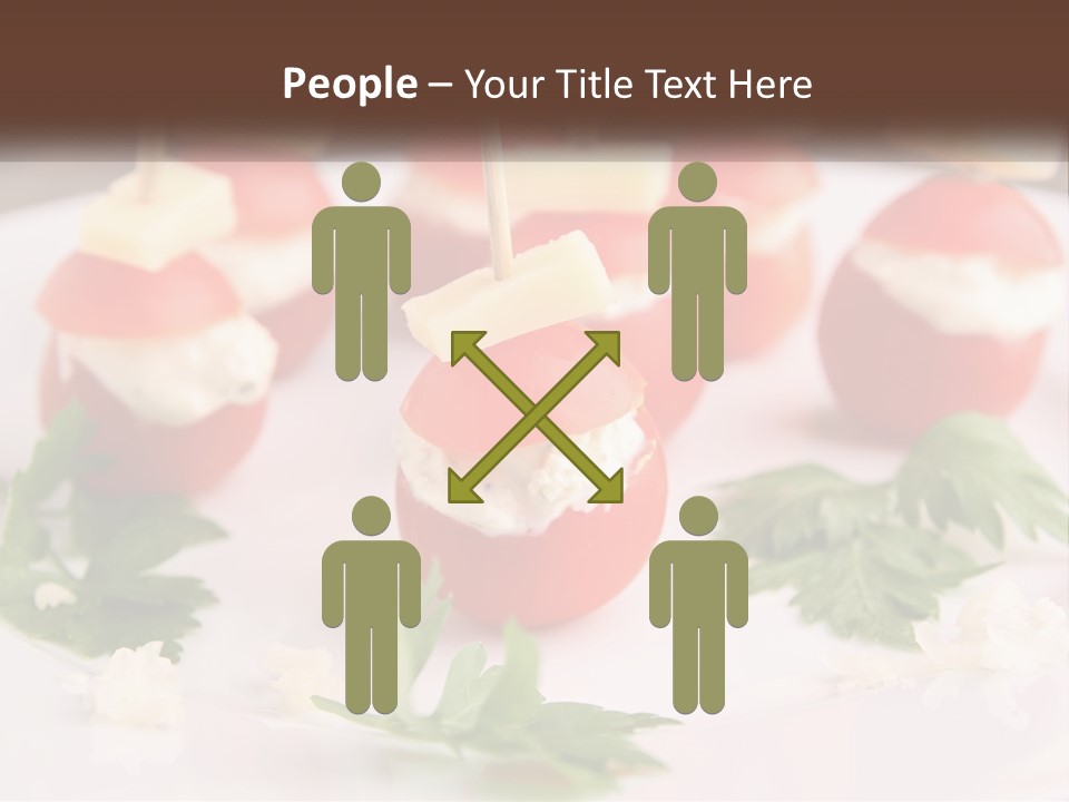 Buffet Cocktail Fresh PowerPoint Template