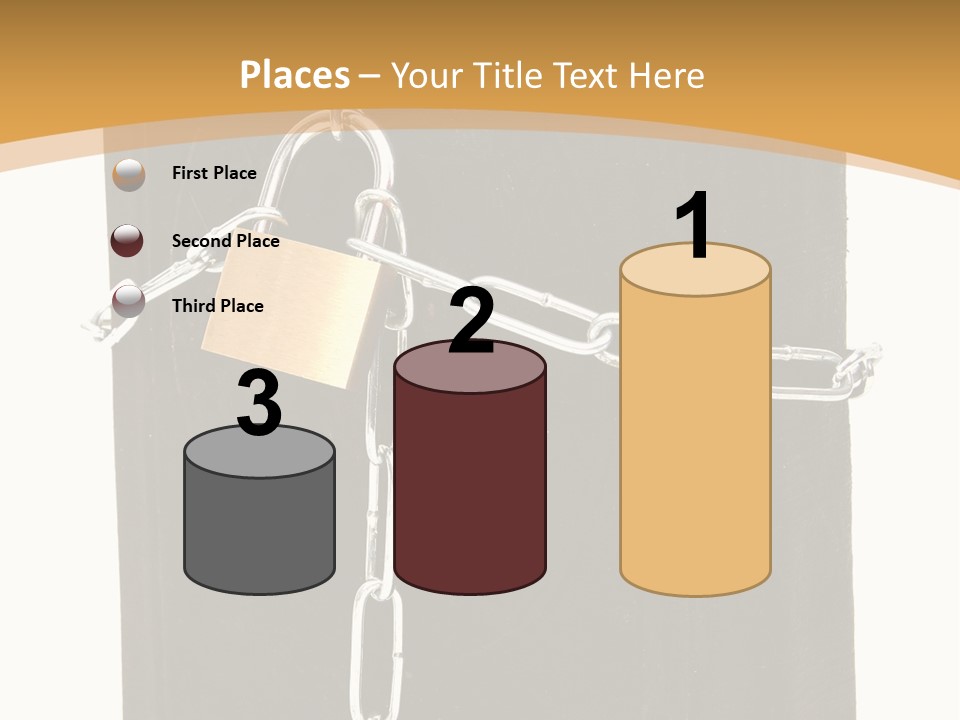 Classified Security Padlock PowerPoint Template