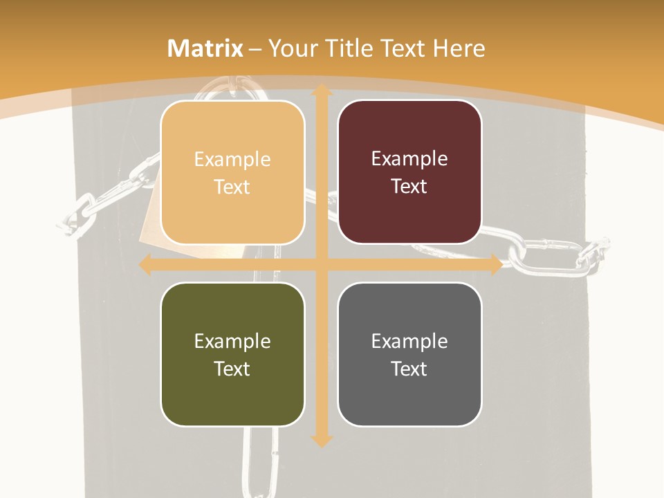 Classified Security Padlock PowerPoint Template