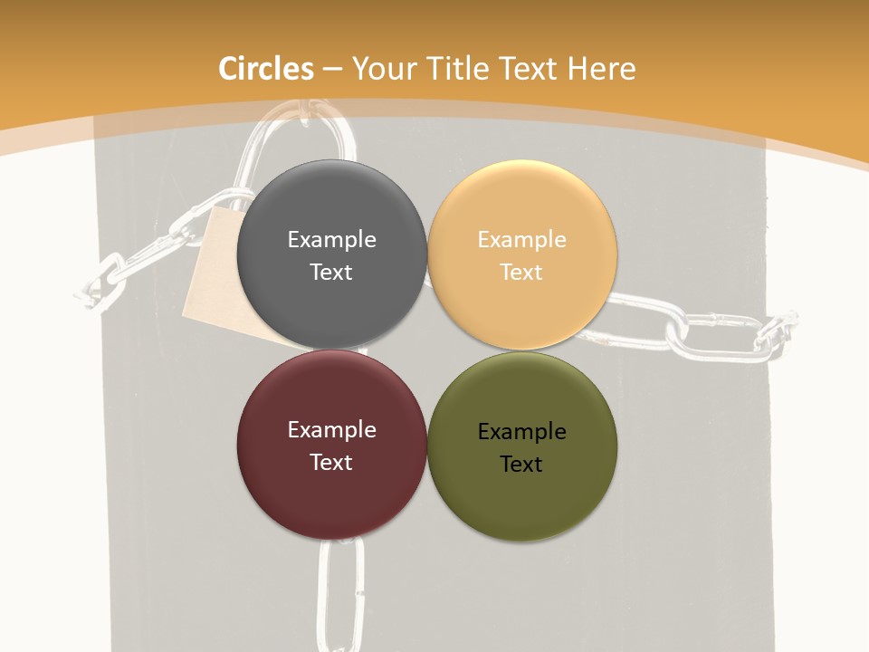 Classified Security Padlock PowerPoint Template