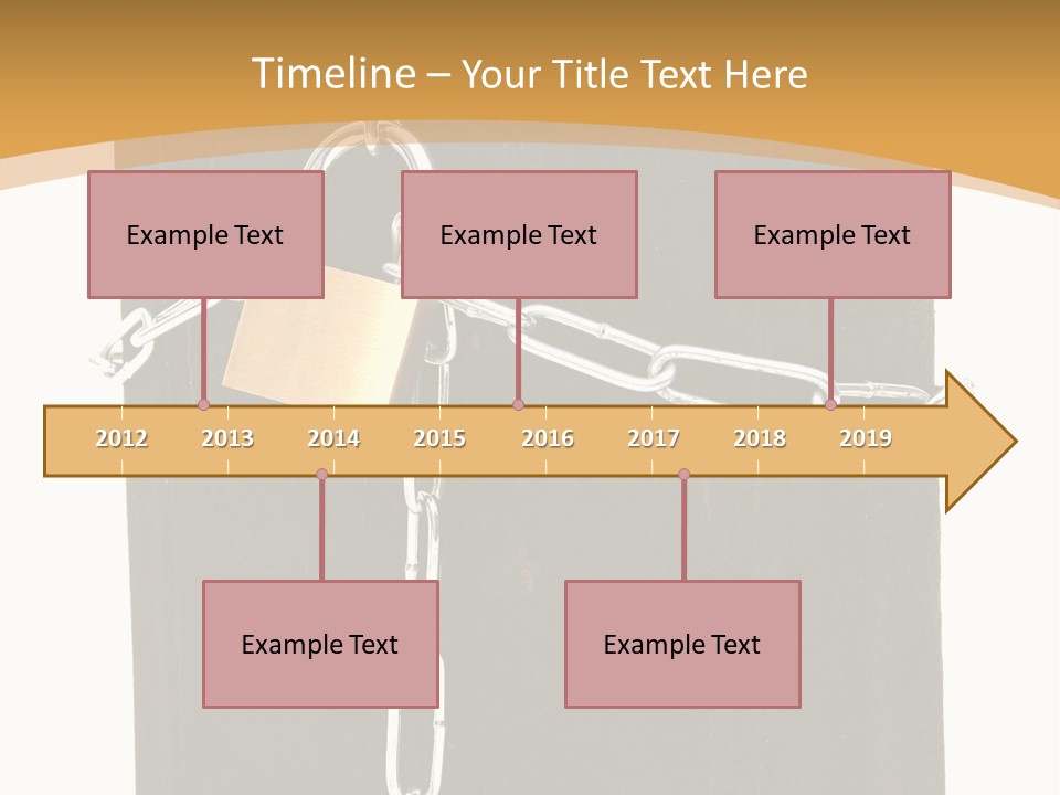 Classified Security Padlock PowerPoint Template