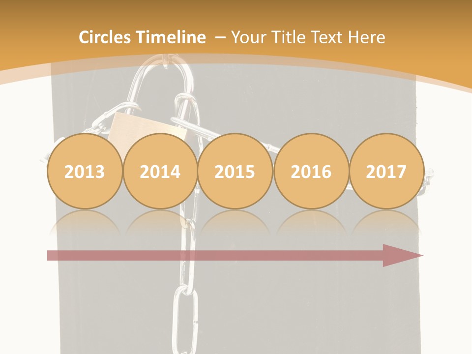 Classified Security Padlock PowerPoint Template