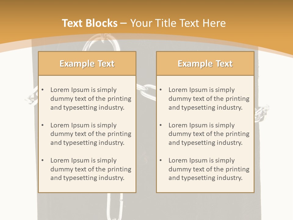 Classified Security Padlock PowerPoint Template