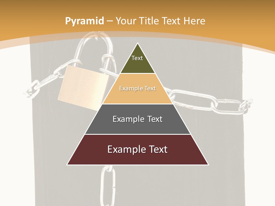Classified Security Padlock PowerPoint Template