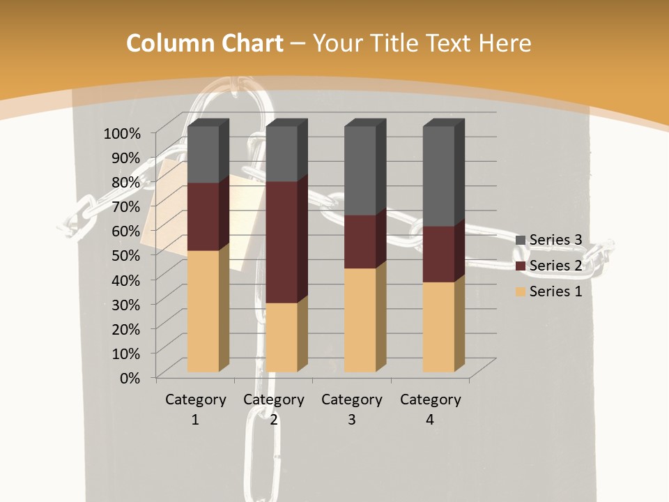 Classified Security Padlock PowerPoint Template
