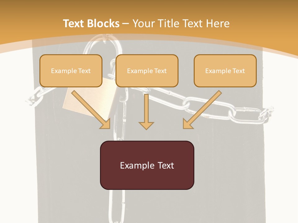 Classified Security Padlock PowerPoint Template