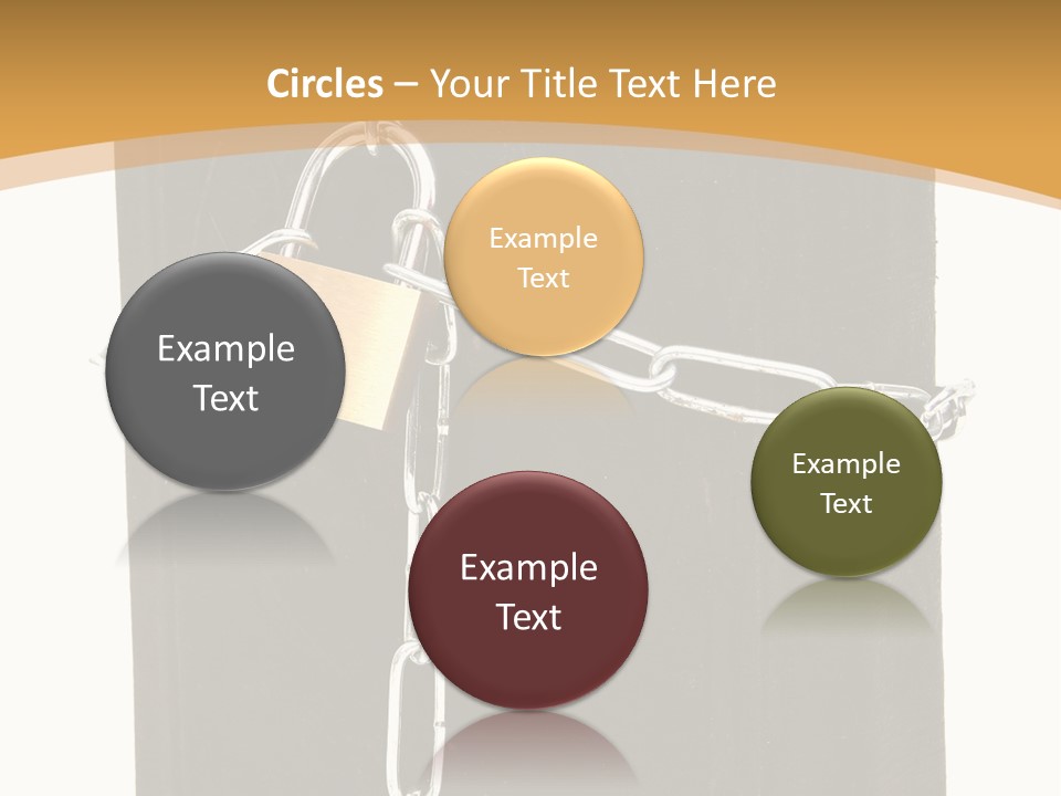 Classified Security Padlock PowerPoint Template