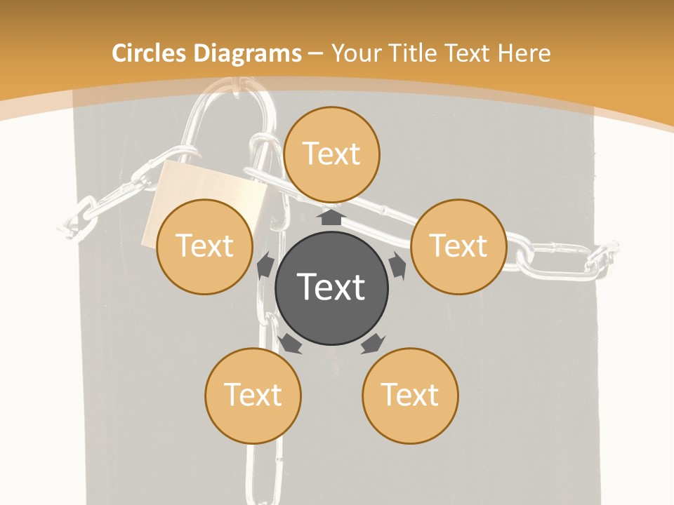 Classified Security Padlock PowerPoint Template