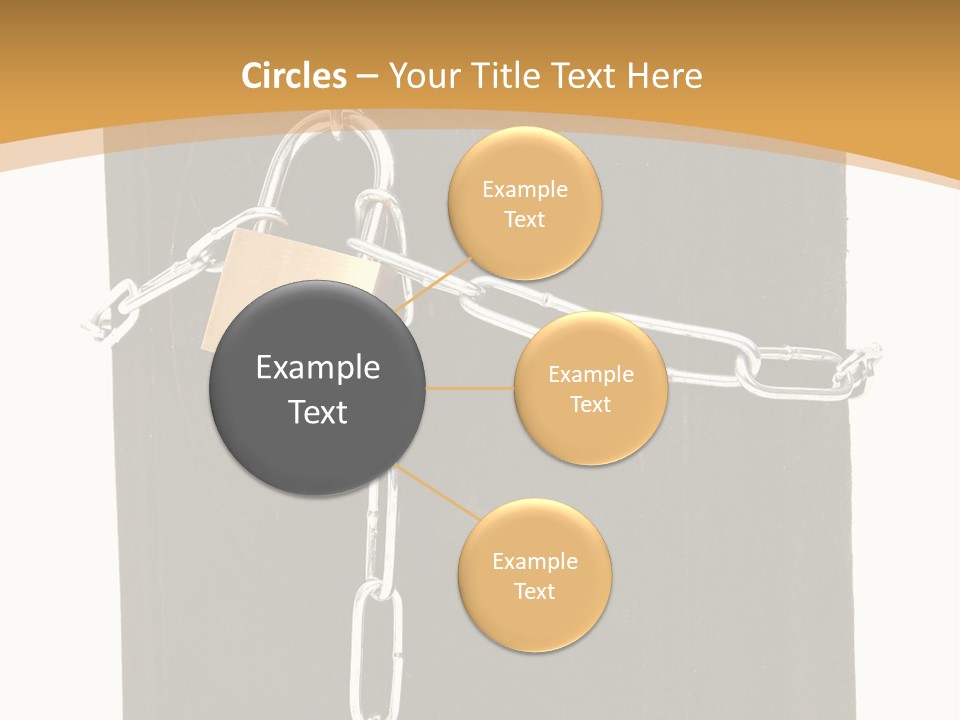 Classified Security Padlock PowerPoint Template