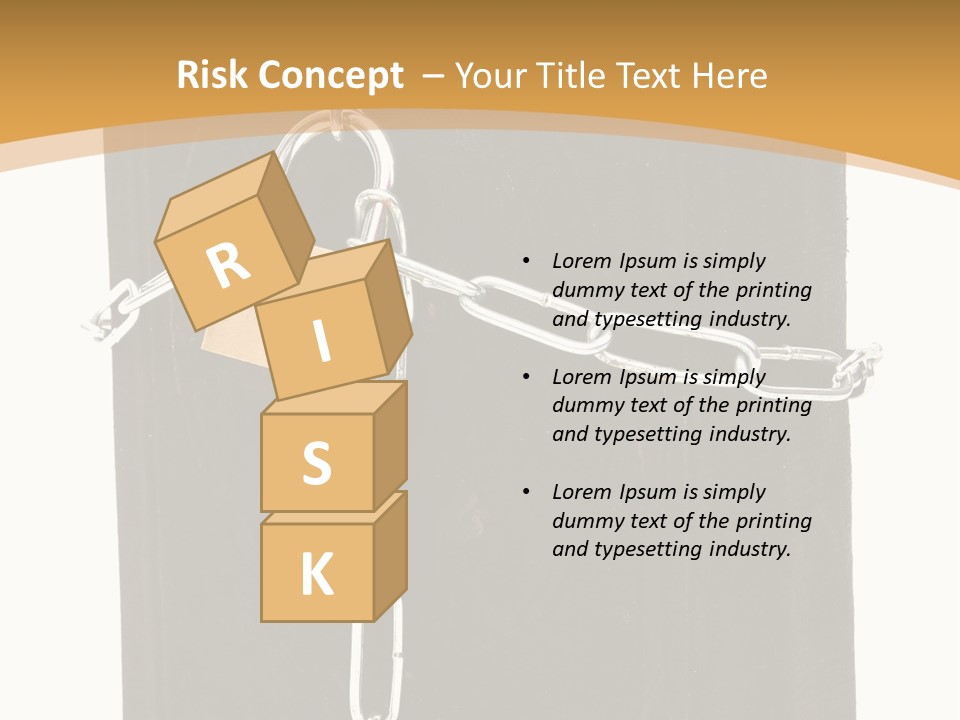 Classified Security Padlock PowerPoint Template