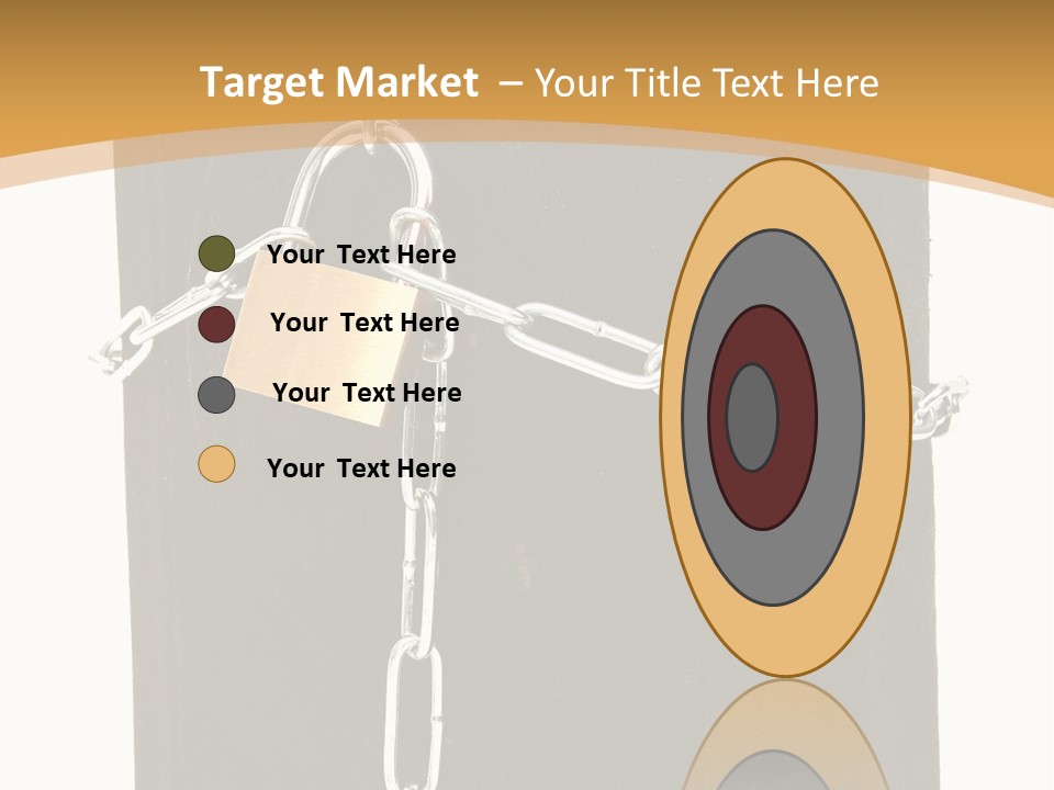 Classified Security Padlock PowerPoint Template