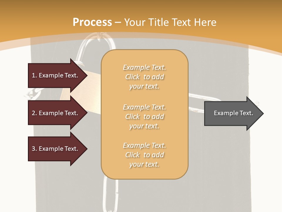 Classified Security Padlock PowerPoint Template
