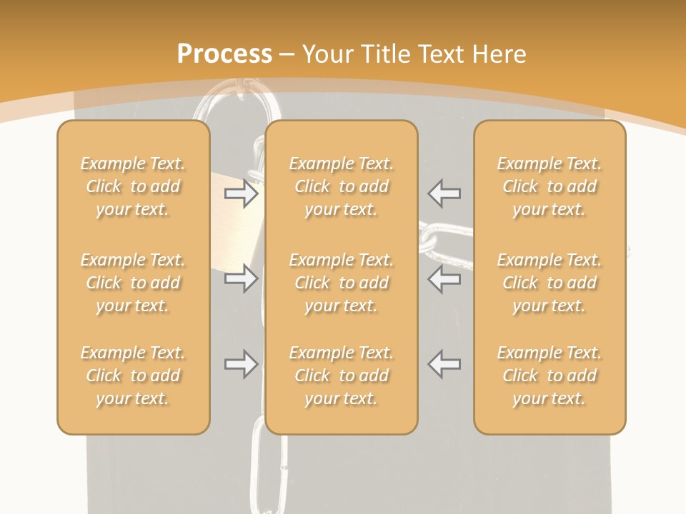 Classified Security Padlock PowerPoint Template
