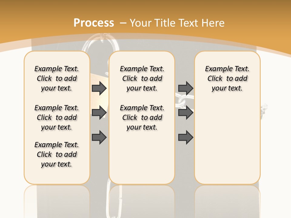 Classified Security Padlock PowerPoint Template