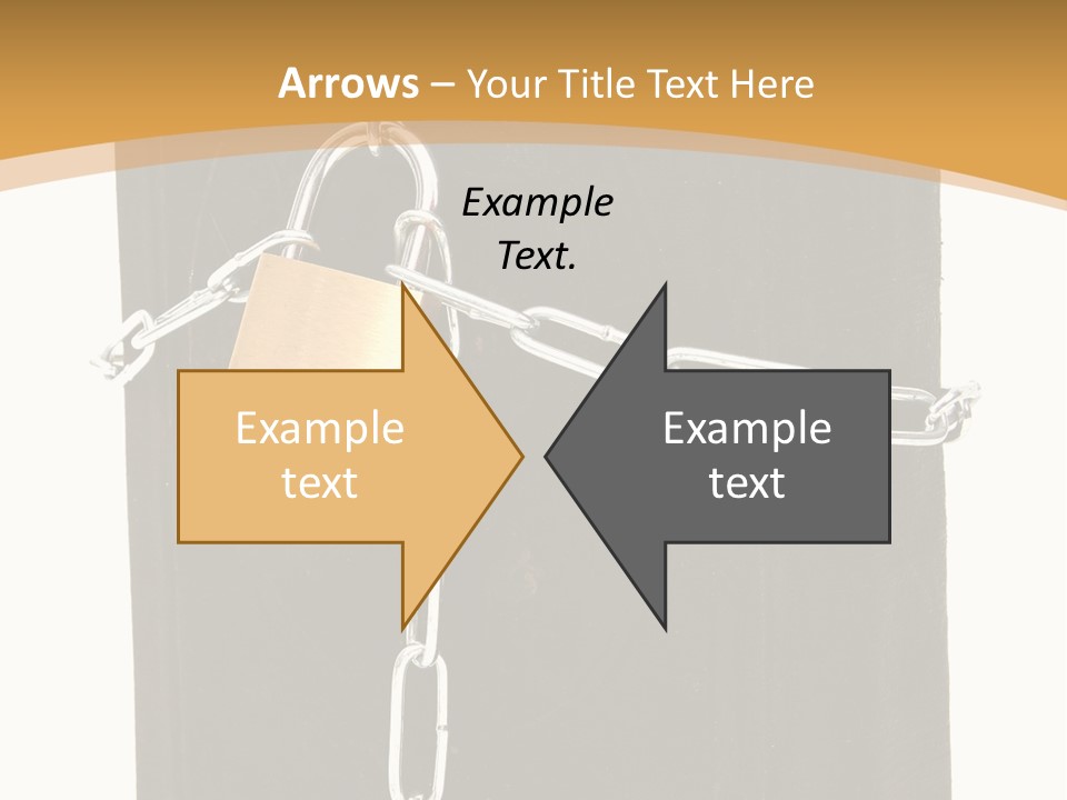 Classified Security Padlock PowerPoint Template