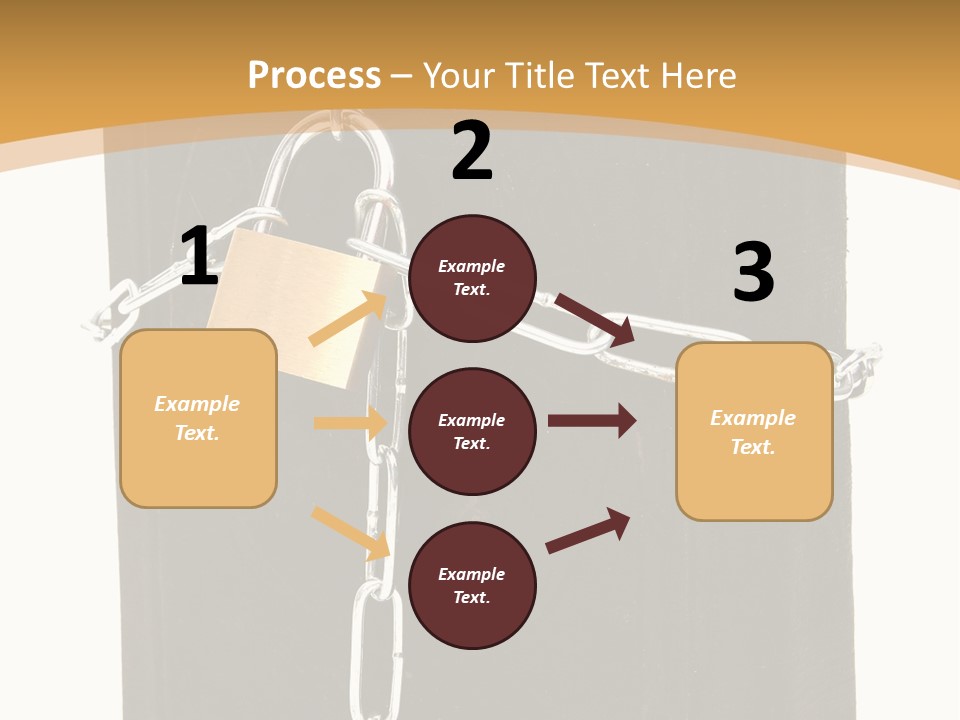 Classified Security Padlock PowerPoint Template