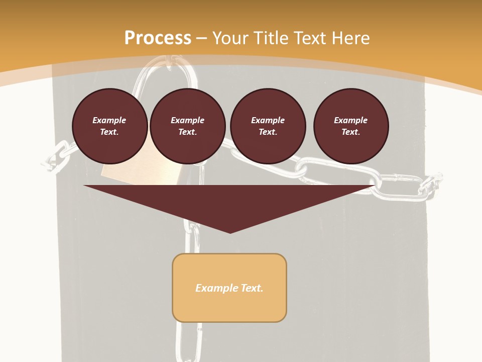 Classified Security Padlock PowerPoint Template