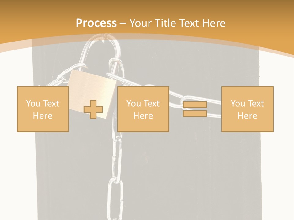 Classified Security Padlock PowerPoint Template