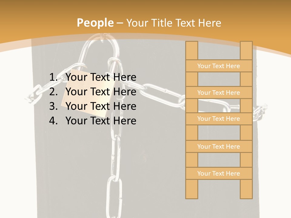 Classified Security Padlock PowerPoint Template