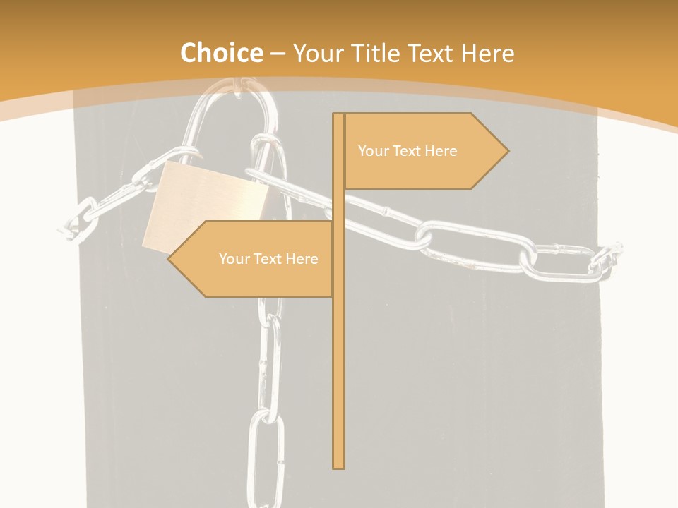 Classified Security Padlock PowerPoint Template