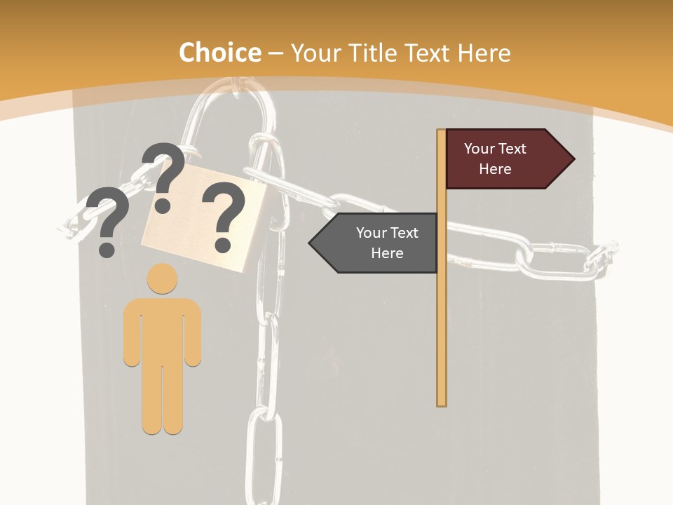 Classified Security Padlock PowerPoint Template