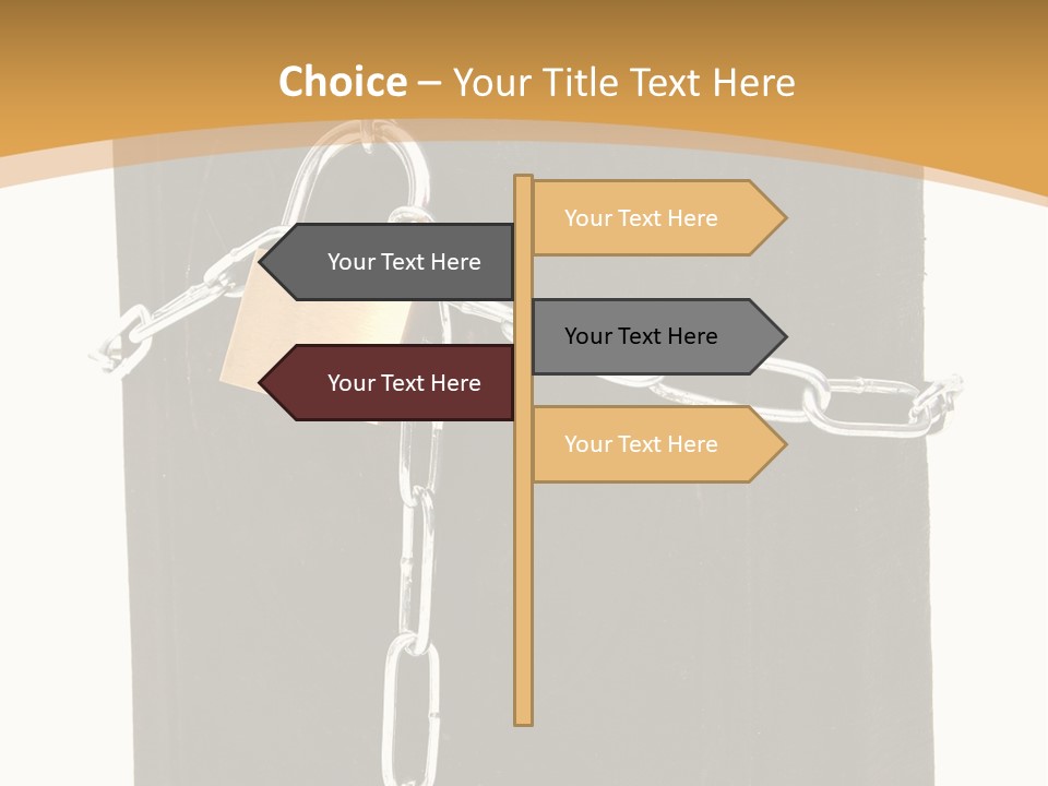 Classified Security Padlock PowerPoint Template
