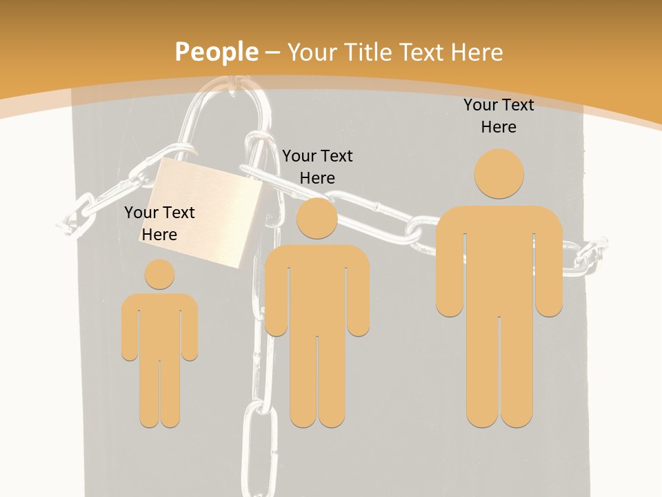 Classified Security Padlock PowerPoint Template