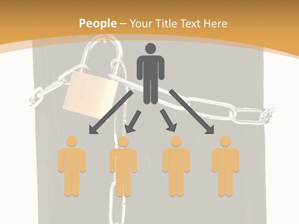 Classified Security Padlock PowerPoint Template