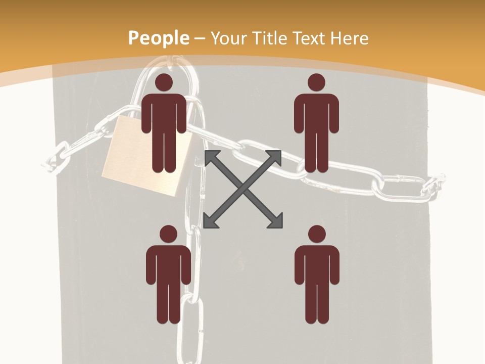 Classified Security Padlock PowerPoint Template