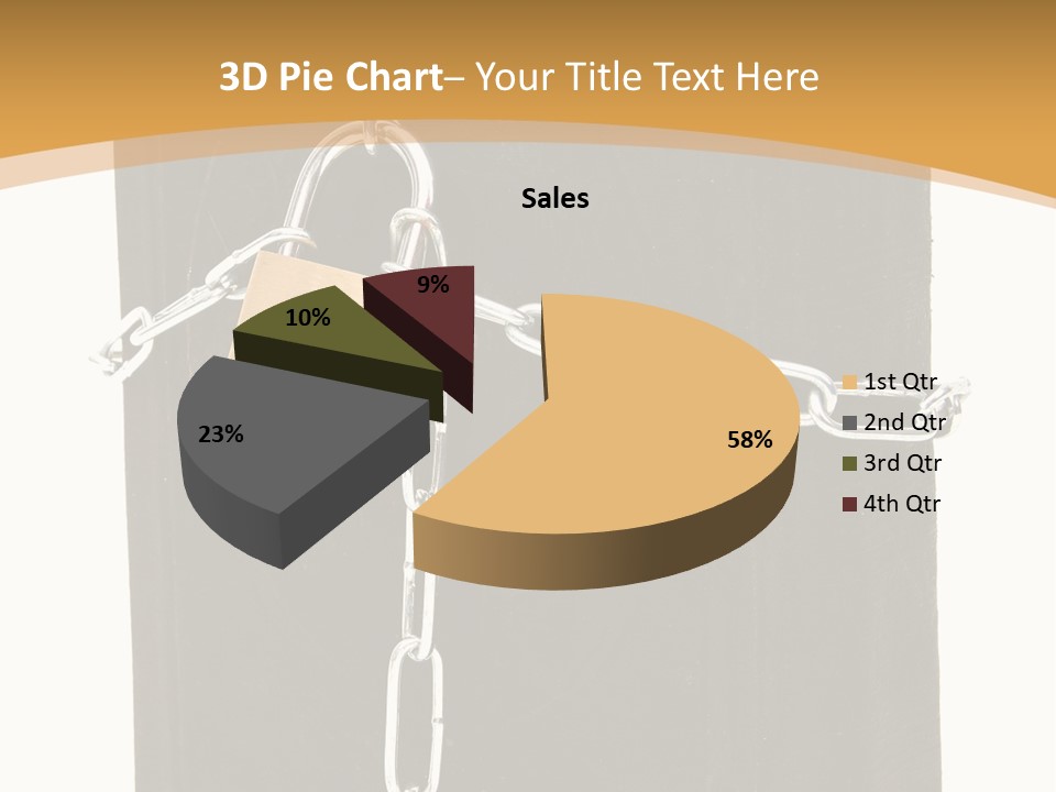 Classified Security Padlock PowerPoint Template