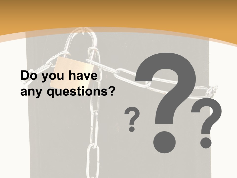 Classified Security Padlock PowerPoint Template