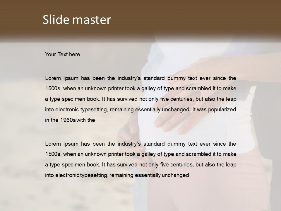 Asian Together Mother PowerPoint Template