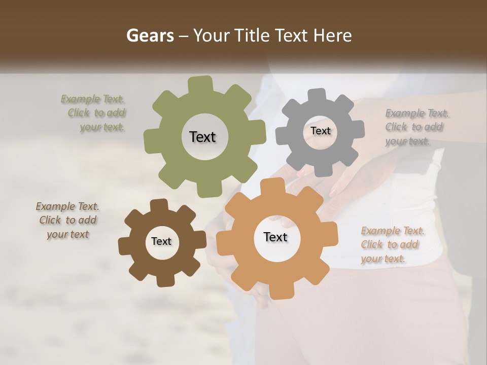 Asian Together Mother PowerPoint Template