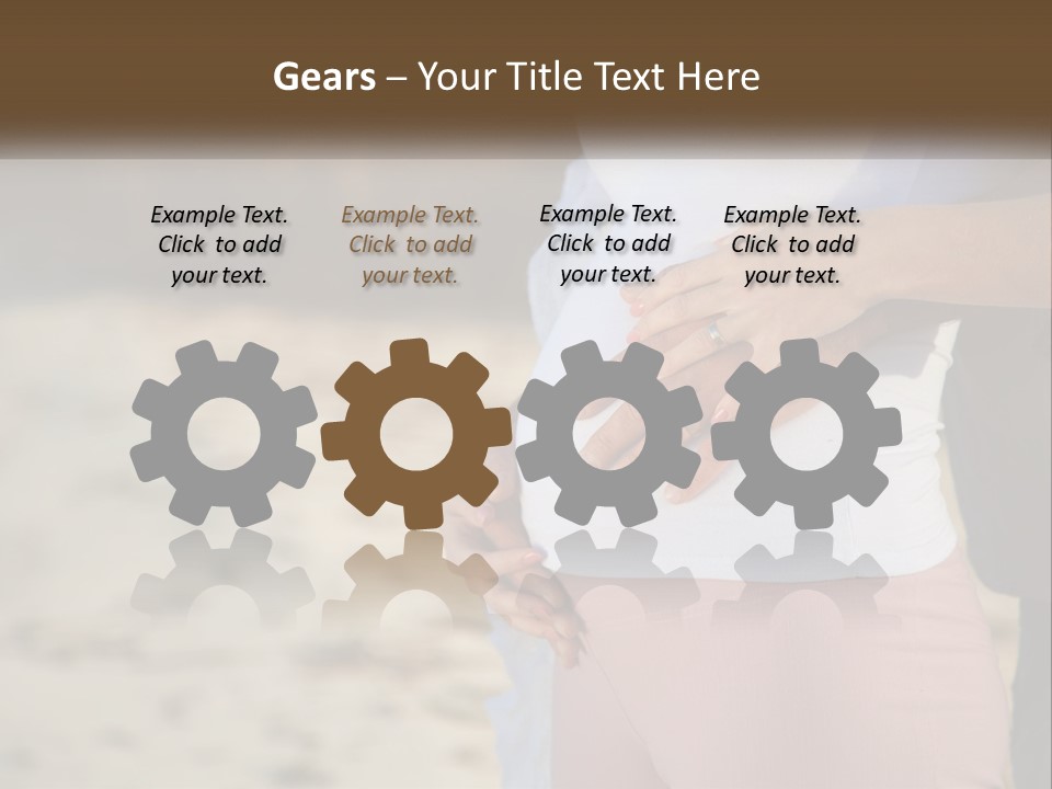 Asian Together Mother PowerPoint Template