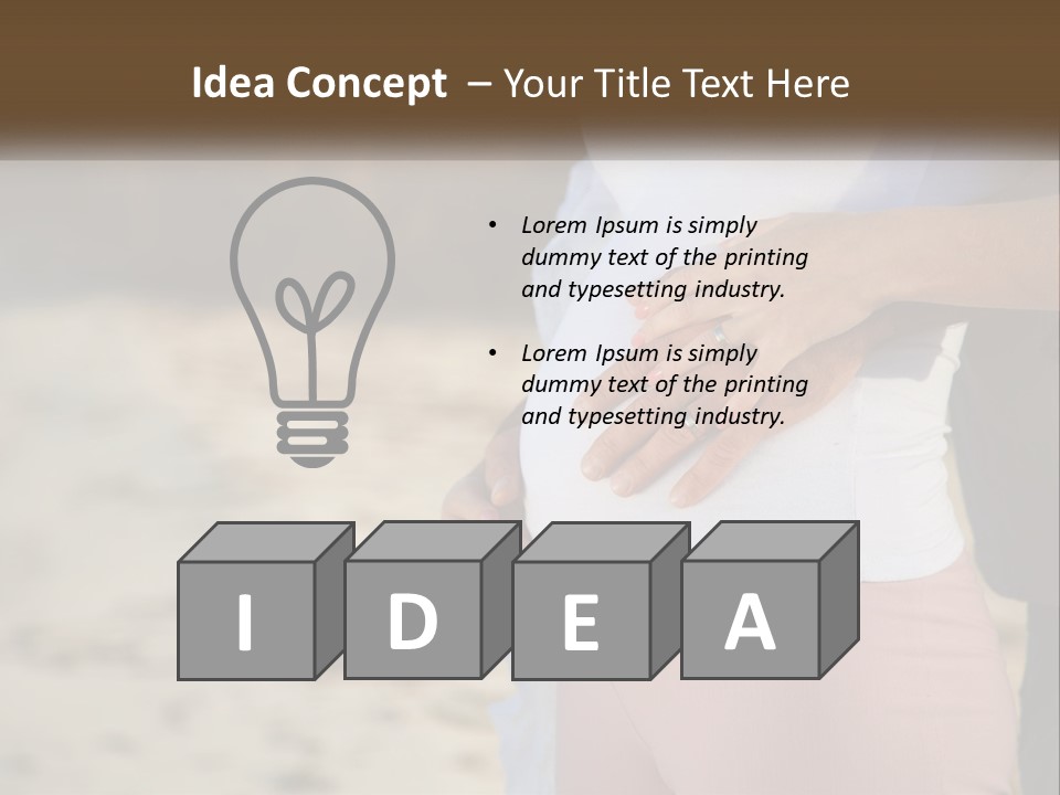 Asian Together Mother PowerPoint Template