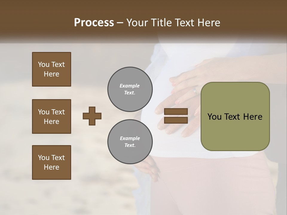 Asian Together Mother PowerPoint Template