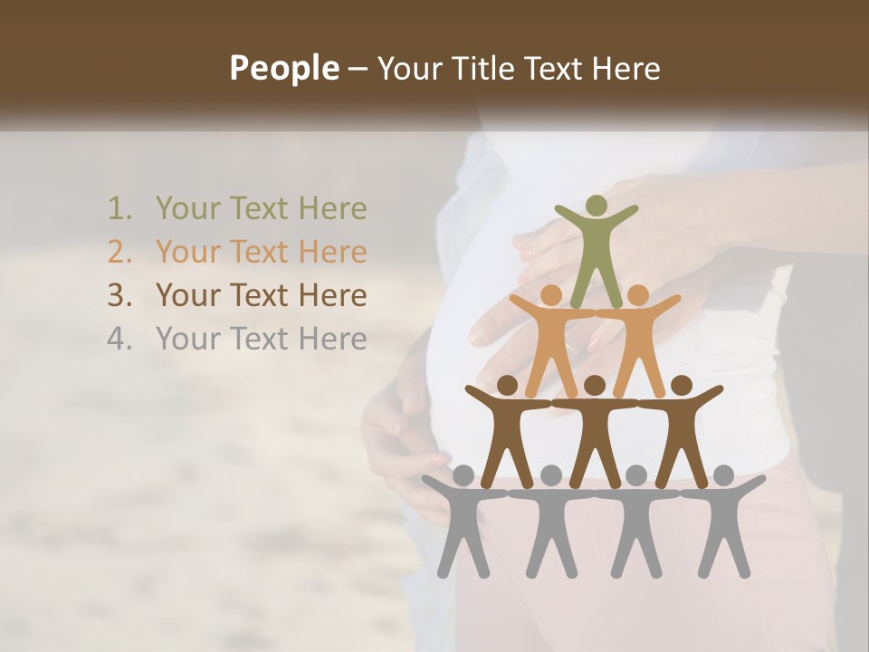 Asian Together Mother PowerPoint Template