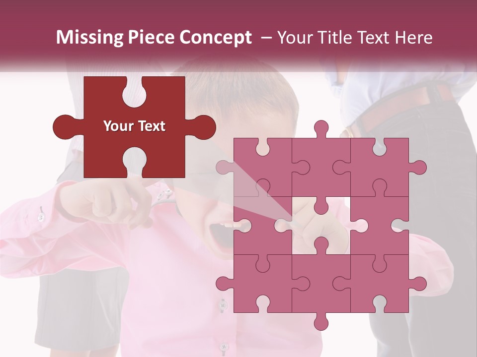 Fighting Misery Sadness PowerPoint Template