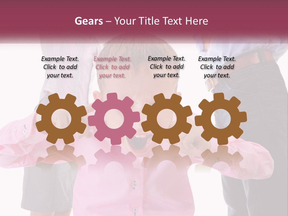 Fighting Misery Sadness PowerPoint Template