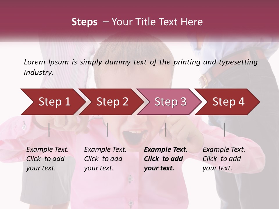 Fighting Misery Sadness PowerPoint Template