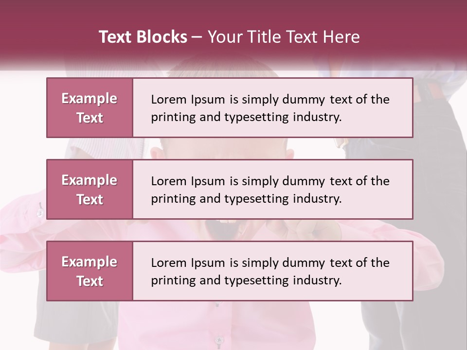 Fighting Misery Sadness PowerPoint Template