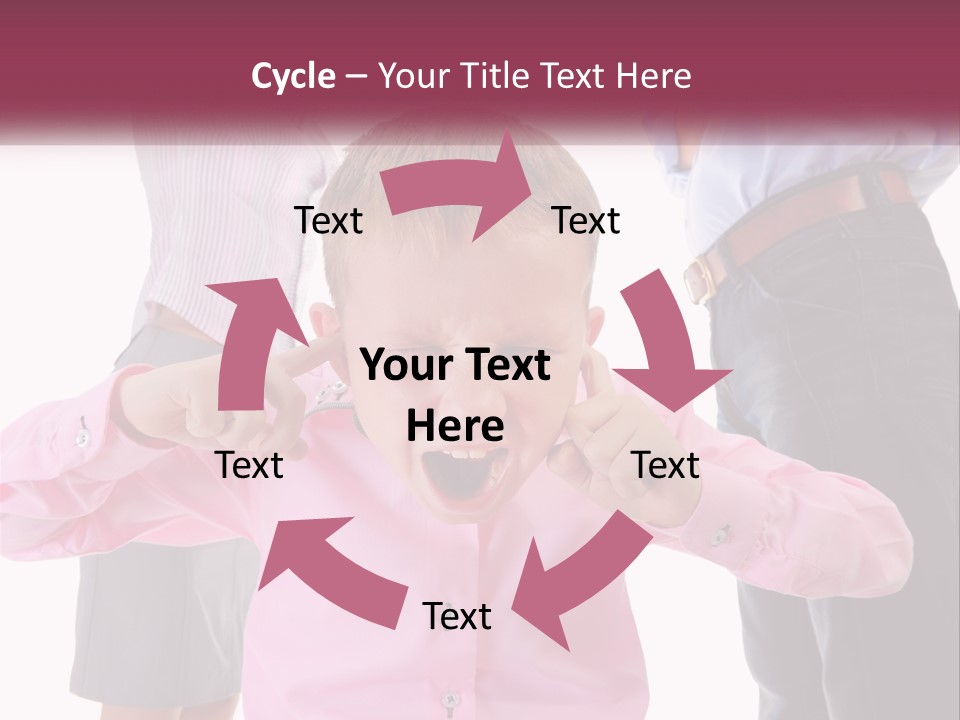 Fighting Misery Sadness PowerPoint Template