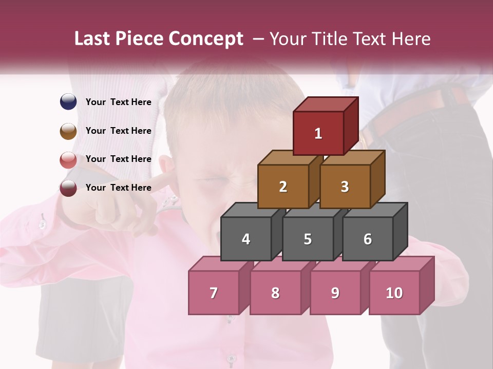 Fighting Misery Sadness PowerPoint Template