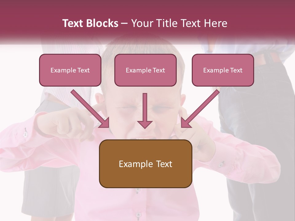 Fighting Misery Sadness PowerPoint Template